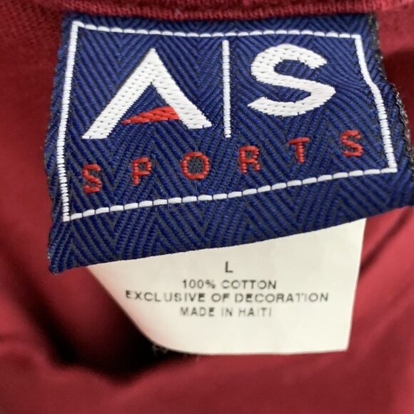 Woody Car Size Large Shirt Hawaiian Graphic Tee Womens Red T-Shirt AS Sports - Picture 4 of 6